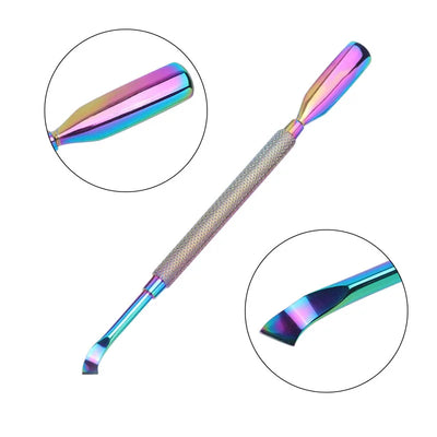 Professional Stainless Steel Nail Care Kit with Cuticle Scissors - Smarsty