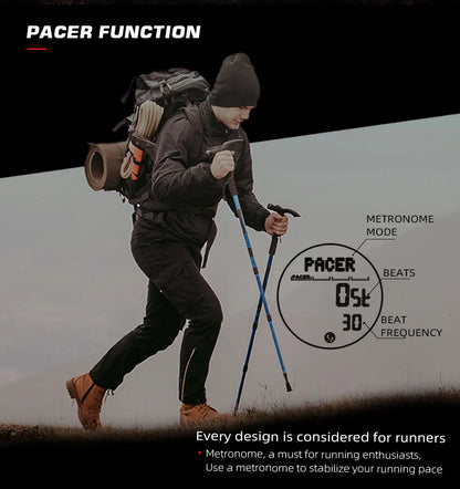 North Edge Alps Men's Waterproof Digital Sports Watch - Smarsty