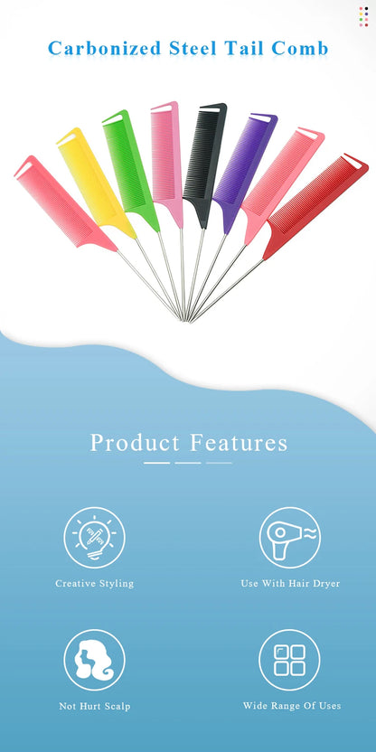 Pro Pointed Tail Comb for Precise Hair Styling - Smarsty