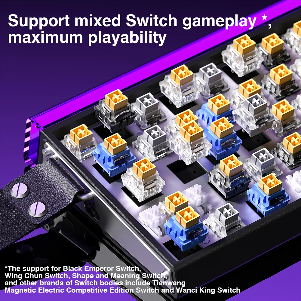 68 Key Magnetic Switch Keyboard Rapid Trigger RGB Wired