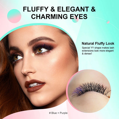 NAGARAKU YY Shape Premium Eyelash Extensions for Natural Look - Smarsty