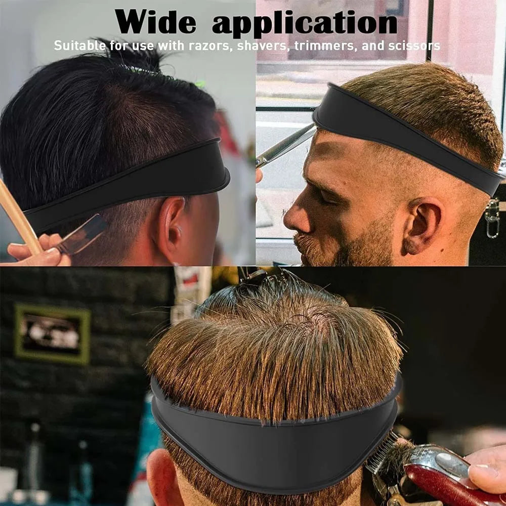 DIY Haircut Guide with Adjustable Silicone Neckline Template - Smarsty