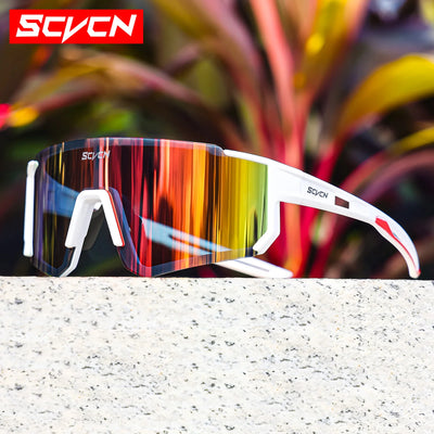 SCVCN new Outdoor Cycling Sunglasses Men MTB Bike Glasses Sports Mountain Climbing fishing Women Bicycle Cycling UV400 Goggles by Smarsty