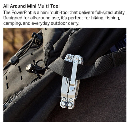 SOG PowerPint 18-in-1 Tactical Multi-Tool with Folding Pliers & Knife - Compact EDC Gear for Outdoor Camping, Survival & Hiking