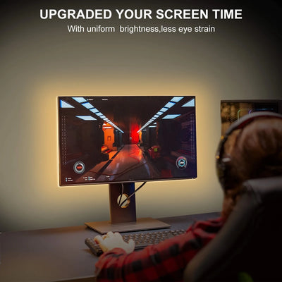 LED COB Light Strip Touch Dimmer Flexible Diode Tape 5V USB Linear Indoor Lighting Lamp Room DIY TV Mirror Backlight Wall Decor - Smarsty