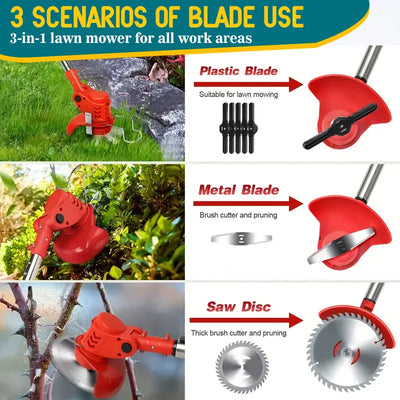 New Arrival gardening tools cordless lawn mowers riding weed trimmer weed eater suitable for courtyards and gardens - Smarsty