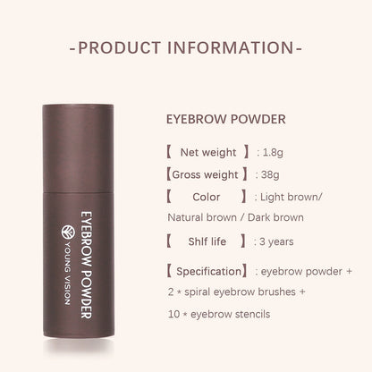 Eyebrow Stamp Stencil Kit for Long-Lasting Waterproof Makeup - Smarsty