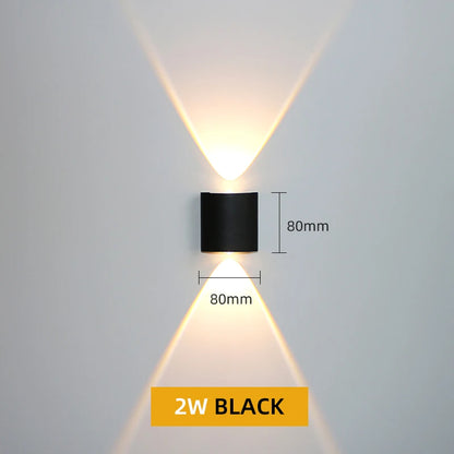 Waterproof Aluminum LED Wall Lamp for Indoor and Outdoor Use - Smarsty