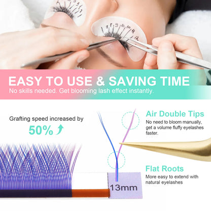 NAGARAKU YY Shape Premium Eyelash Extensions for Natural Look - Smarsty