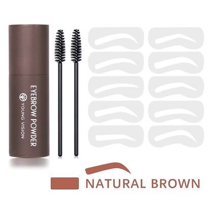 Eyebrow Stamp Stencil Kit for Long-Lasting Waterproof Makeup - Smarsty