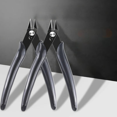 1/2 Piece Carbon Steel Wire Cutter, Black, Non Foldable, Suitable for Craft Wire Cutters, A Must-have Item for Families