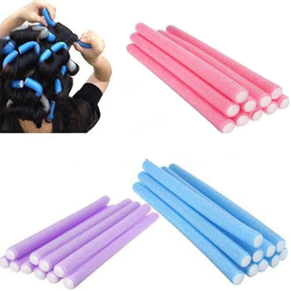 Colorful Sponge Curling Sticks for Gentle Hair Curls - Smarsty