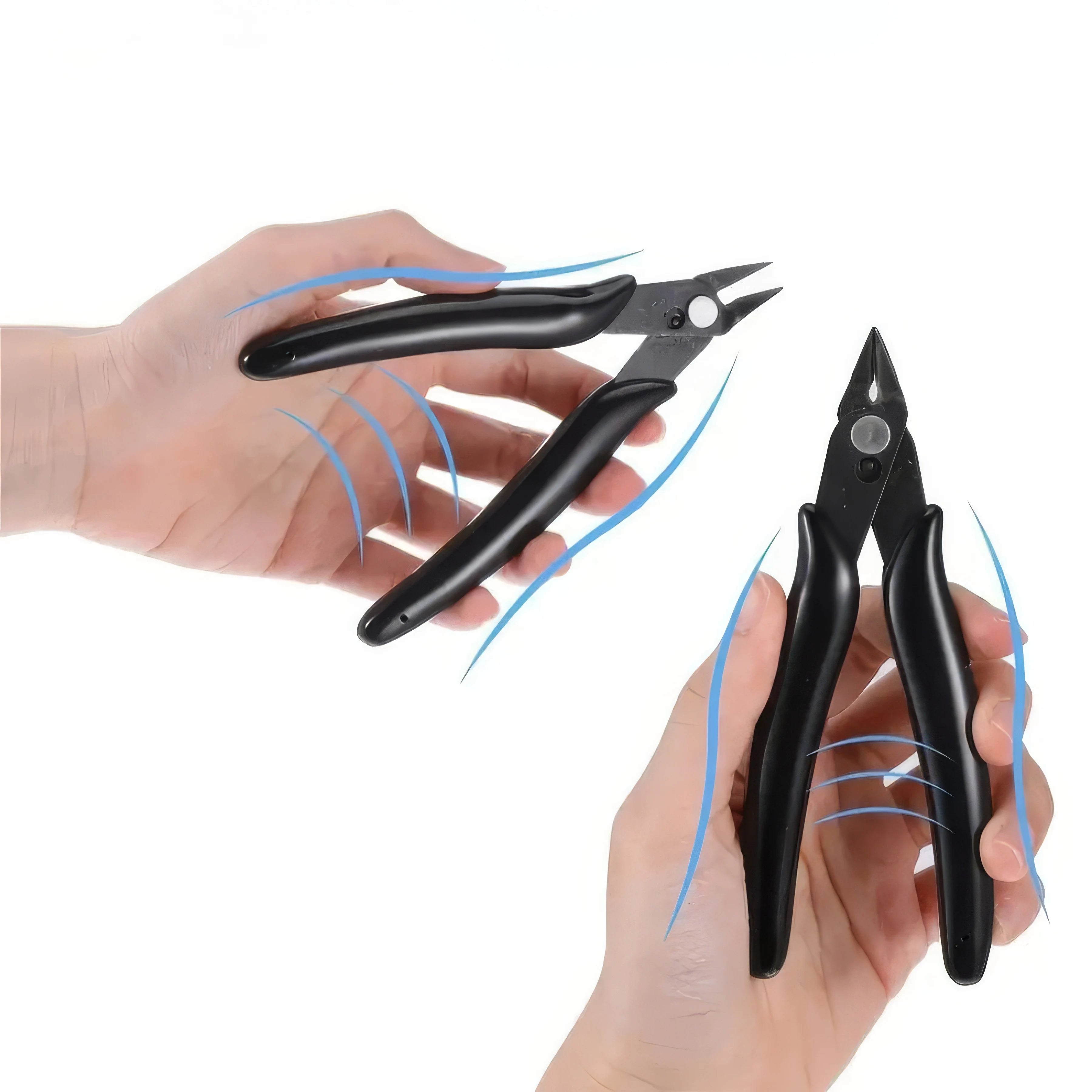 1 Black Carbon Steel Wire Knife, Comfortable Grip, Non Folding Wire Knife, Suitable for Jewelry Making and Electronic Products