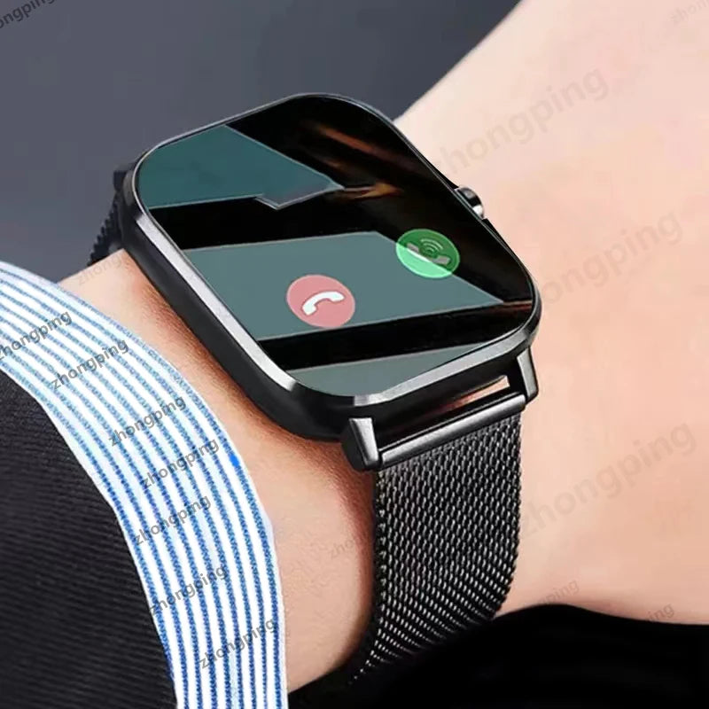 Bluetooth Smart Watch with Touch Call and Fitness Tracker - Smarsty