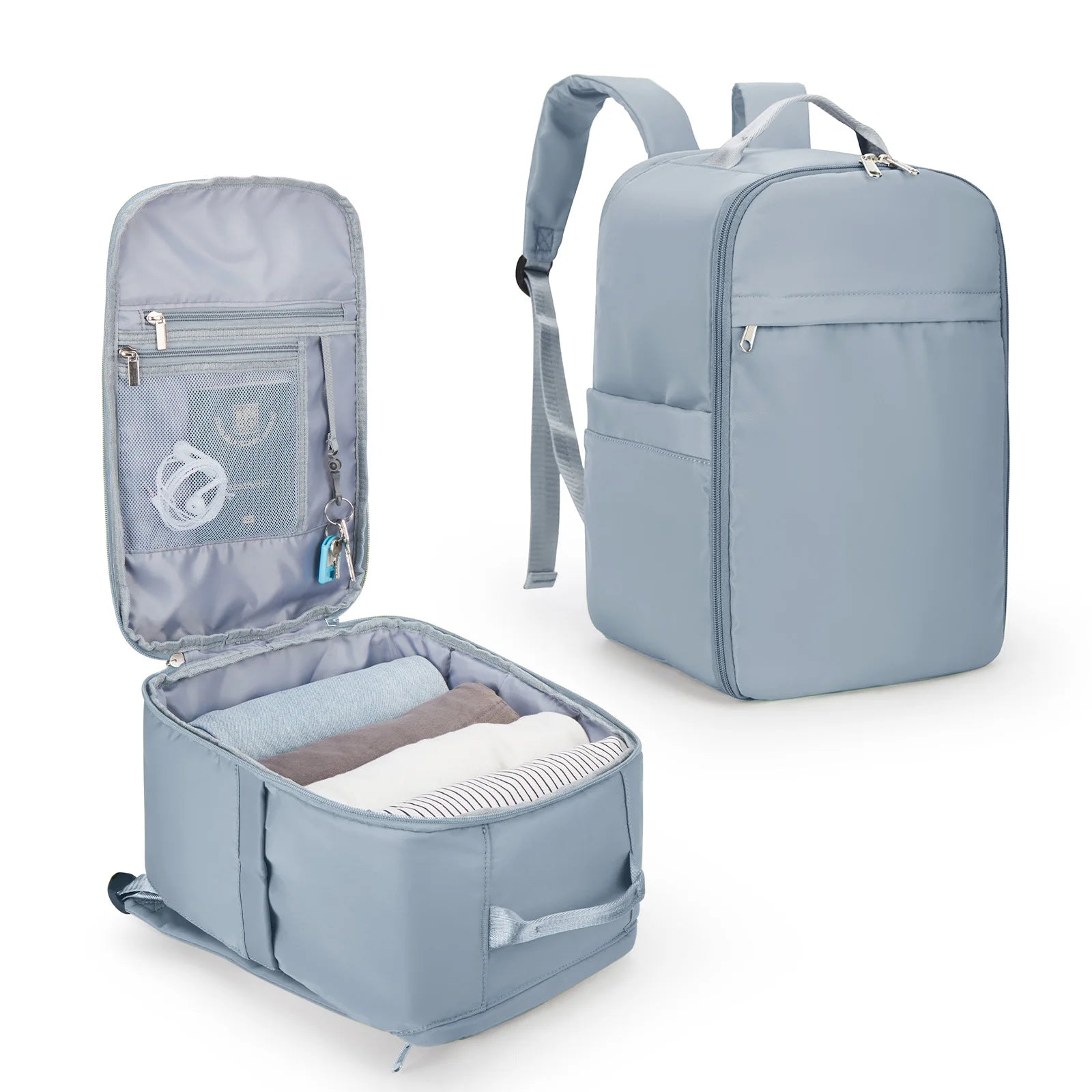 Ryanair Backpack 40x20x25 Cabin Bag, Hand Luggage Travel Backpack for Easyjet Cabin Bag 45x36x20, Laptop Backpack for Women/Men - Smarsty