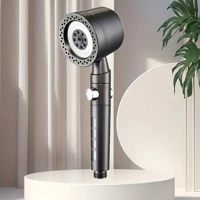 New High Pressure Water Saving Filter Shower Head 5 Modes Handheld Shower Head One Button Stop Bathroom Accessories Set - Smarsty