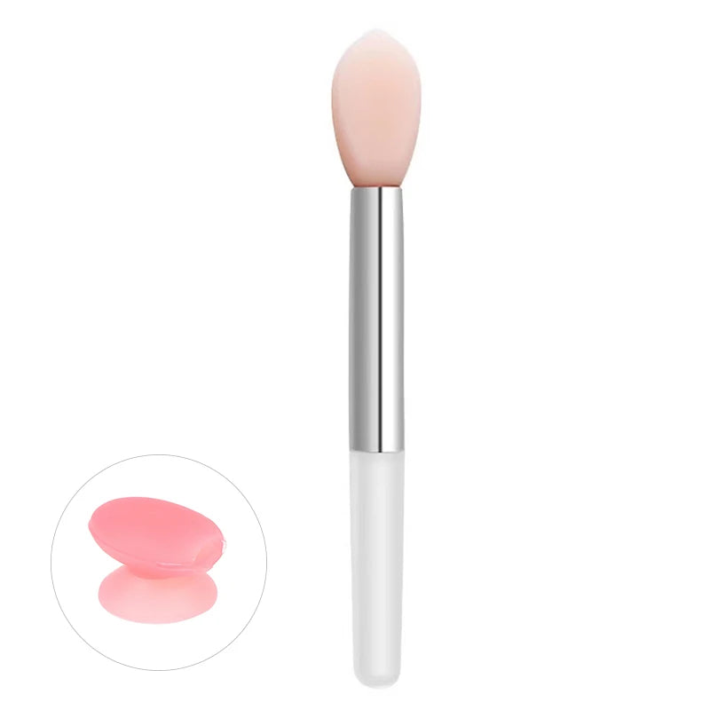 Silicone Lip Balm Brush with Dust Cover Storage - Smarsty