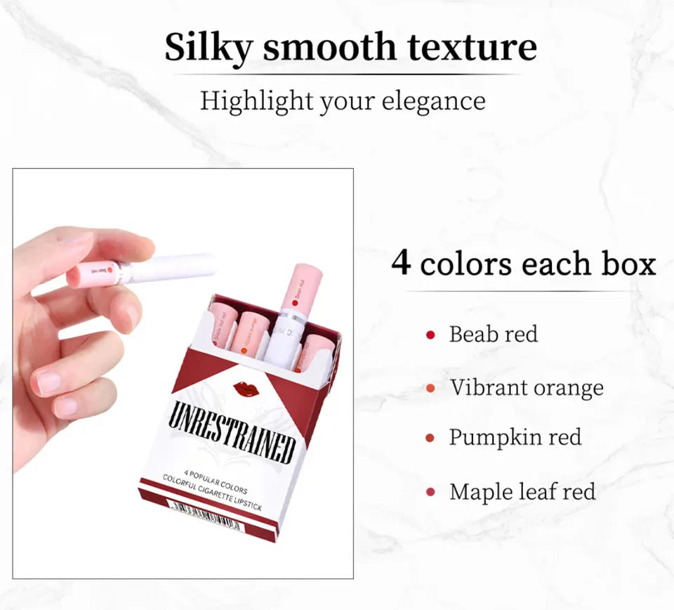 Long Lasting Matte Lipstick Set Waterproof Lip Gloss - Smarsty