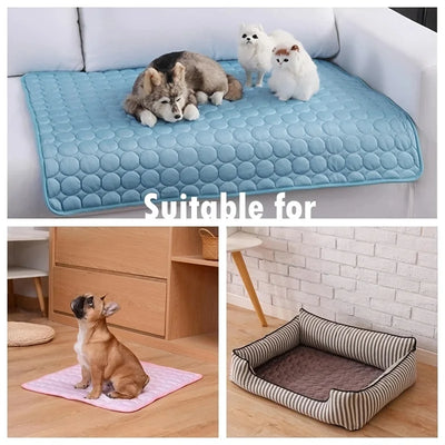 Extra Large Dog Cooling Mat for Summer Comfort - Smarsty