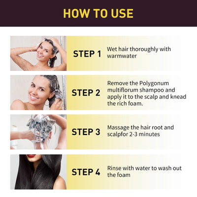 EELHOE Brown Hair Dyeing Shampoo Lasting Coloring Deeply Nourishing Reduce Breakage Promote Scalp Health Hair Dyeing Shampoo - Smarsty