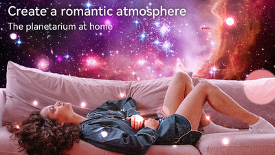 Night Light Galaxy Projector Starry Sky Projector 360° Rotate Planetarium Lamp For Kids Bedroom Valentines Day Gift Wedding Deco - Smarsty