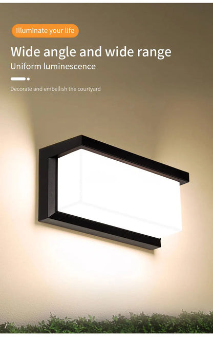 Waterproof LED Outdoor Wall Light with Motion Sensor - Smarsty