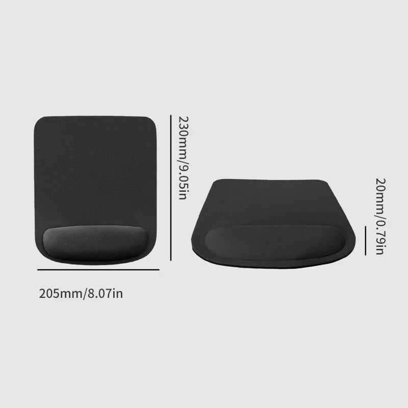 Ergonomic Mouse Pad with Gel Wrist Rest - Comfortable Keyboard Wrist Support for Office & Gaming, Non-Slip Base