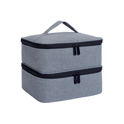 Nail Polish Organizer Double Layer Cosmetic Organizer Bag - Smarsty