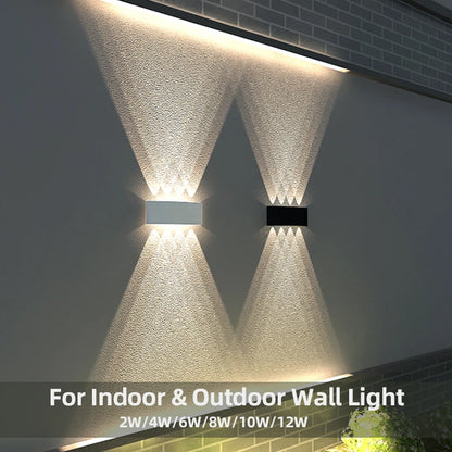 Waterproof Aluminum LED Wall Lamp for Indoor and Outdoor Use - Smarsty