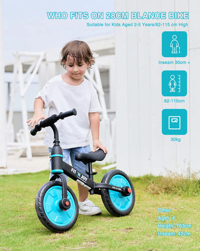 UBRAVOO Fit 'n Joy Beginner Toddler Training Bicycle for Boys Girls 2-4, 4-in-1 Kids Balance Bike with Pedals & Training Wheels - Smarsty