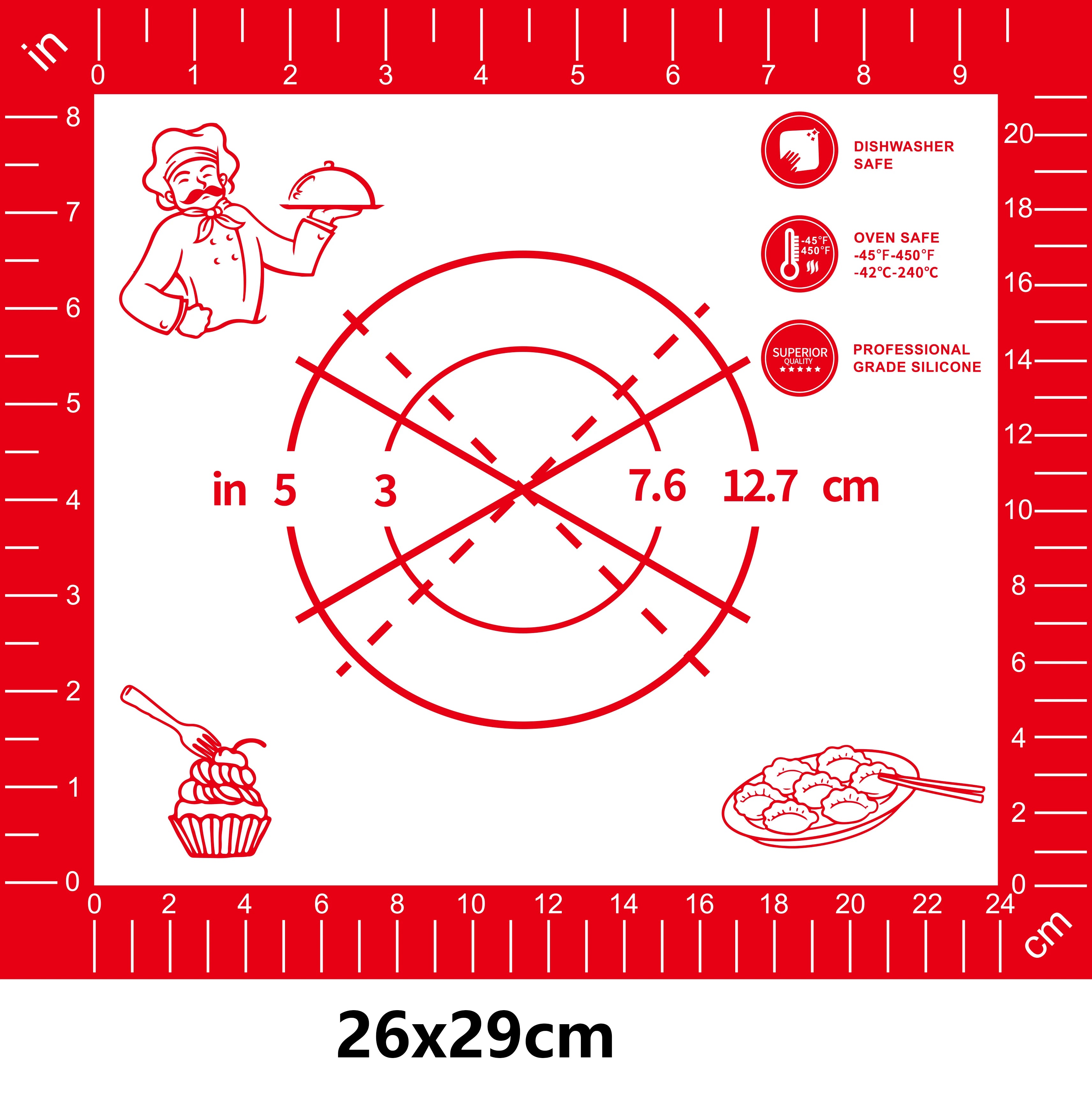 Non-Stick Silicone Baking Mat for Easy Dough Preparation - Smarsty