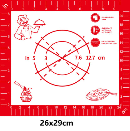 Non-Stick Silicone Baking Mat for Easy Dough Preparation - Smarsty