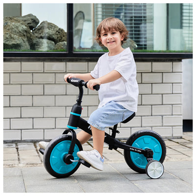 UBRAVOO Fit 'n Joy Beginner Toddler Training Bicycle for Boys Girls 2-4, 4-in-1 Kids Balance Bike with Pedals & Training Wheels - Smarsty