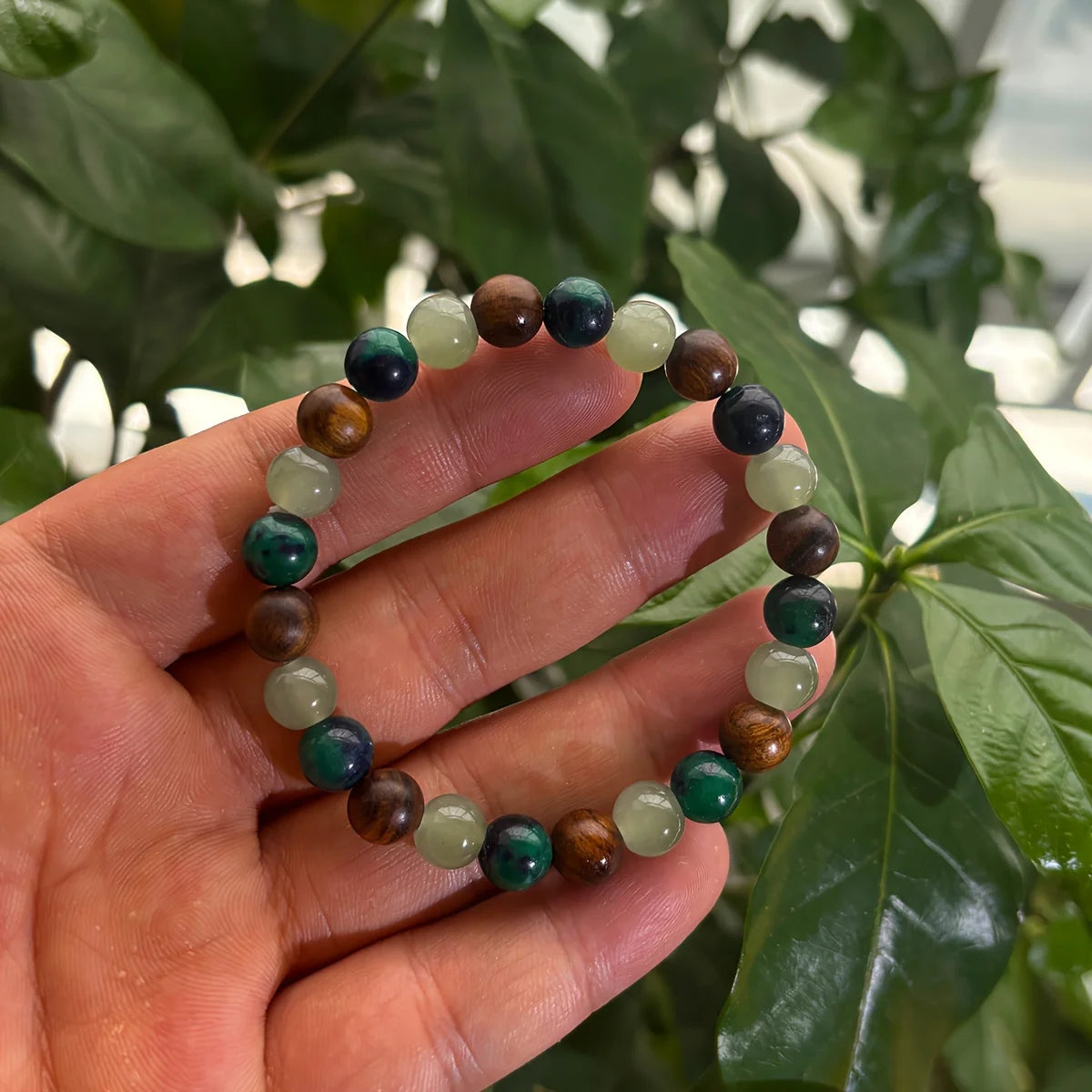 Handmade Wealth and Prosperity Bracelet Natural Stone - Smarsty