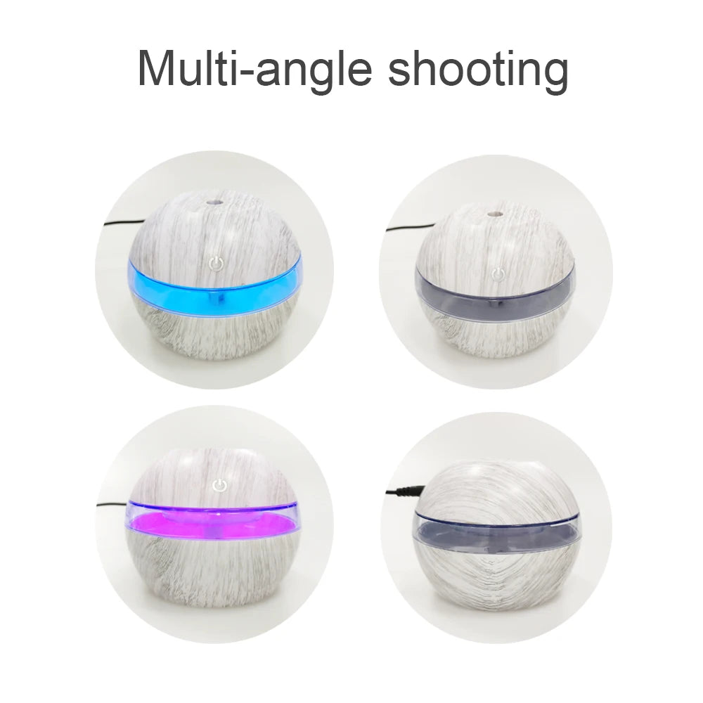 300ml Ultrasonic Humidifier with Timer and Aromatherapy - Smarsty