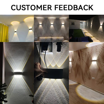 Waterproof Aluminum LED Wall Lamp for Indoor and Outdoor Use - Smarsty