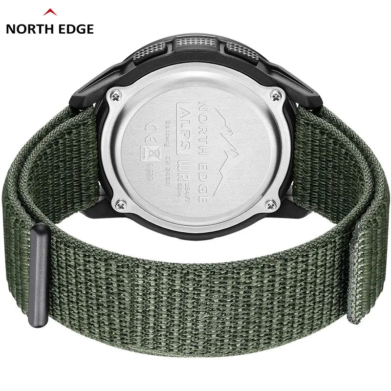 North Edge Alps Men's Waterproof Digital Sports Watch - Smarsty
