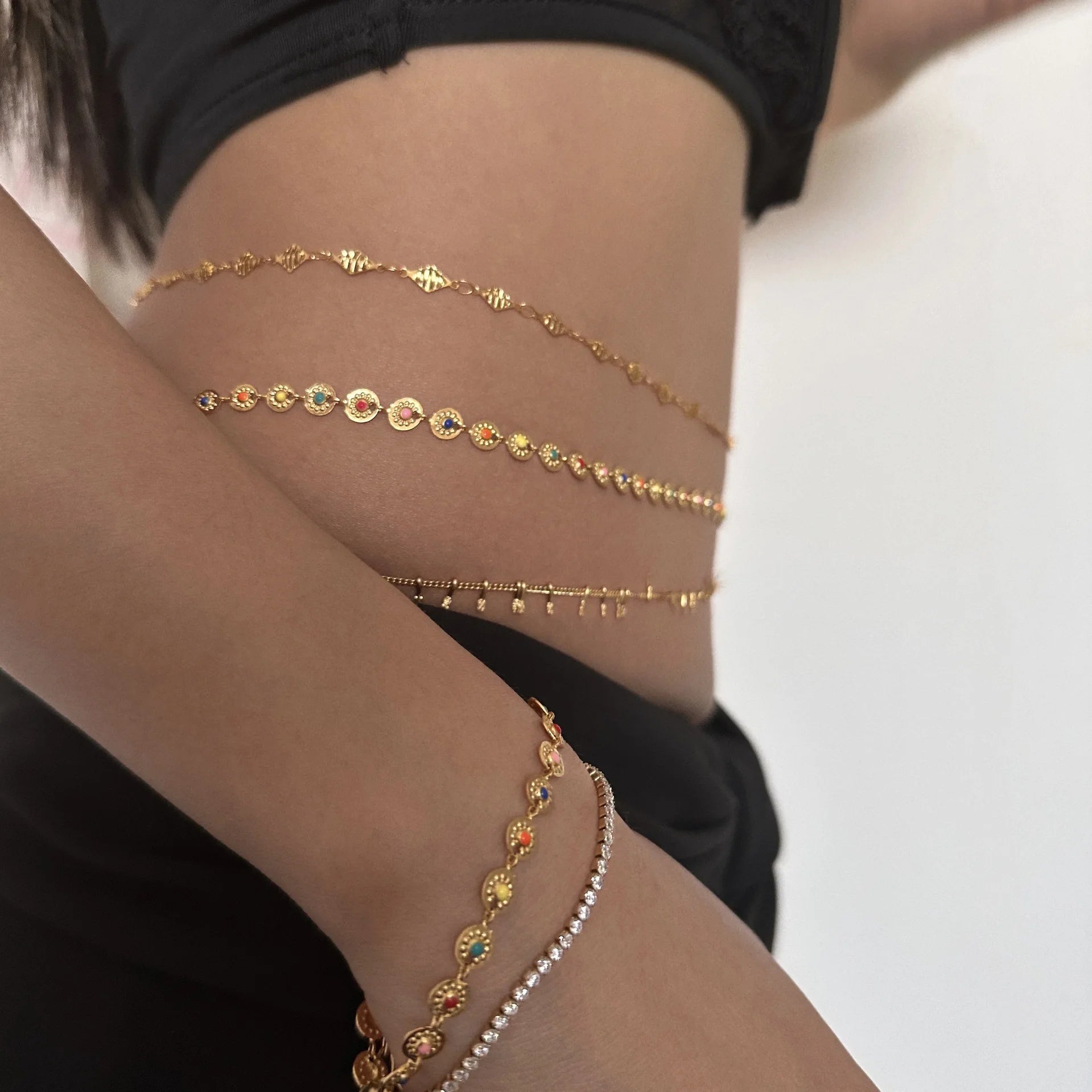 Punk Round Stainless Steel Belly Chain for Women - Smarsty
