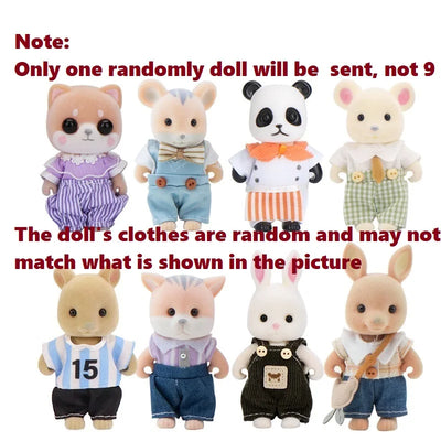 Original Toys Miniature Items Furniture Family Toys Dollhouse LivingRoom Bathroom Kitchen Set Pretend Creative Ideas Kids Toys by Smarsty