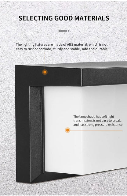 Waterproof LED Outdoor Wall Light with Motion Sensor - Smarsty