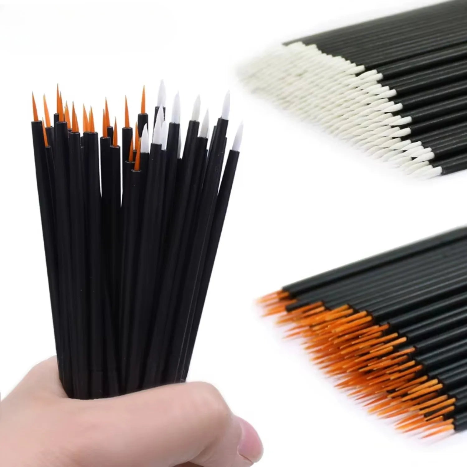50 Piece Reusable Gel Liner Nail Art Brushes - Smarsty
