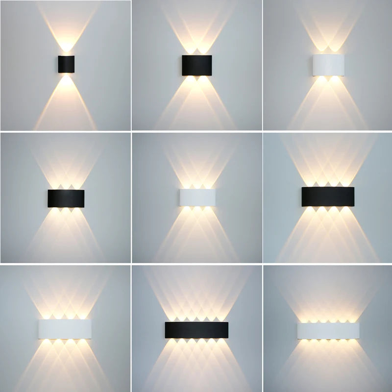 Waterproof Aluminum LED Wall Lamp for Indoor and Outdoor Use - Smarsty