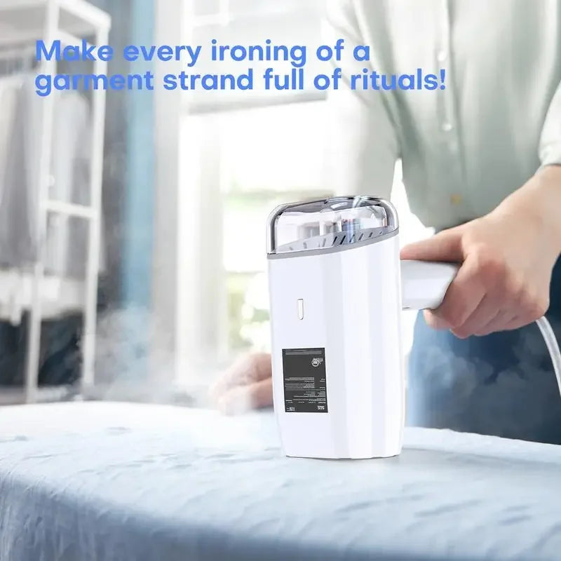 Professional Clothes Steamer, Handheld Wrinkle Remover for Travel & Home, Foldable & Quick Steam, Effortless Garment Care in Min