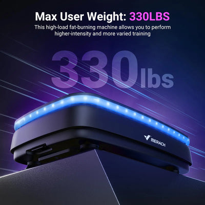 MERACH Vibration Plate Exercise Machine with Light Whole Body Workout Power Vibrate Platform Vibration Plate Lymphatic Drainage - Smarsty