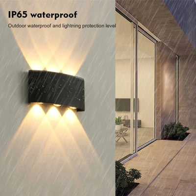 Waterproof Aluminum LED Wall Lamp for Indoor and Outdoor Use - Smarsty