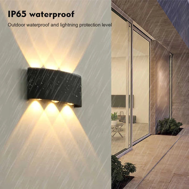 Waterproof Aluminum LED Wall Lamp for Indoor and Outdoor Use - Smarsty