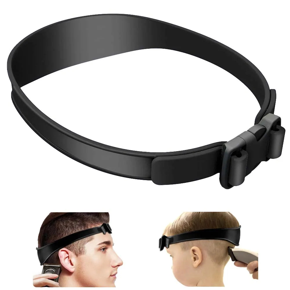 DIY Haircut Guide with Adjustable Silicone Neckline Template - Smarsty