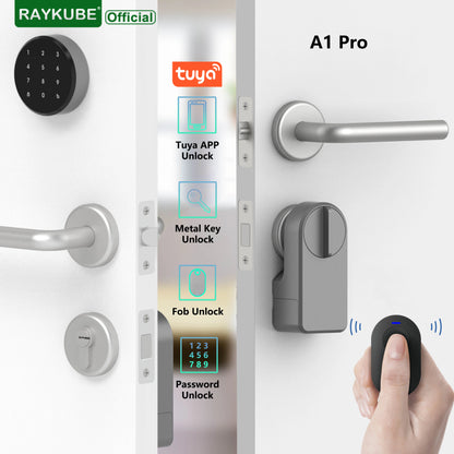 A1 Pro Bluetooth Smart Door Lock With Easy Installation - Smarsty