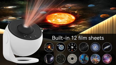 Night Light Galaxy Projector Starry Sky Projector 360° Rotate Planetarium Lamp For Kids Bedroom Valentines Day Gift Wedding Deco - Smarsty