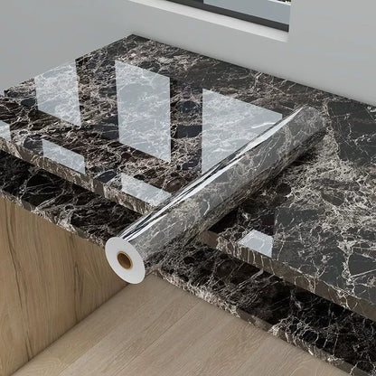 Marble Waterproof Kitchen Wallpaper Easy Peel and Stick - Smarsty